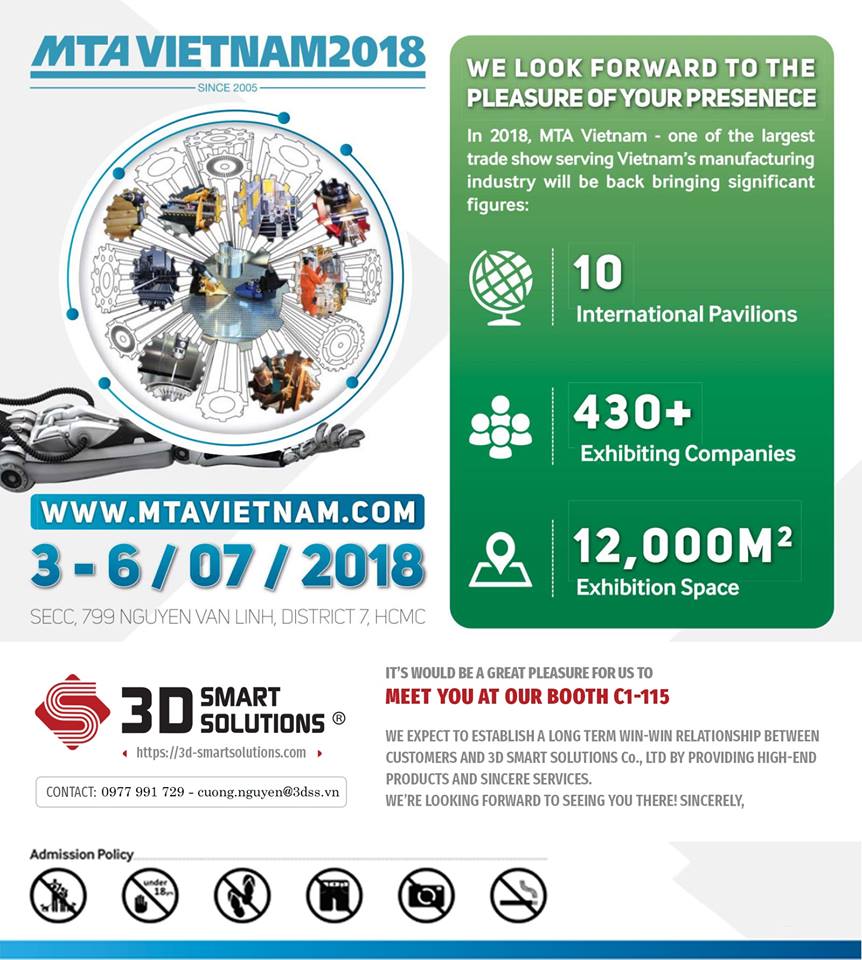 MTA VIETNAM 2018 - BỊ BỎ LẠI PHÍA SAU nếu không theo đuổi công nghệ mới. MTA VIETNAM 2018 Triển Lãm Lớn Nhất Ngành Công Nghiệp Sản Xuất Và Cơ Khí Chế Tạo.