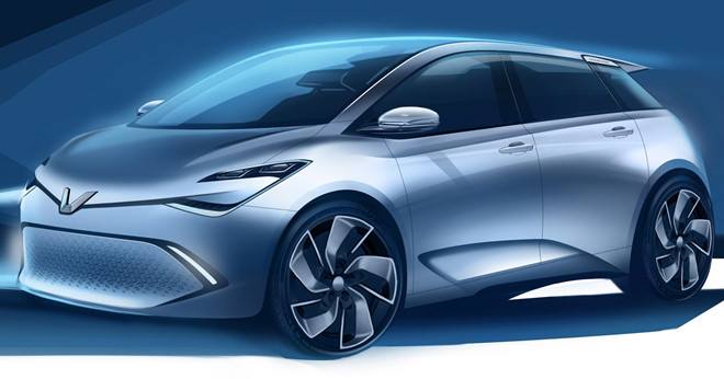 Mẫu xe điện mang tên mã TRN EV 03A.