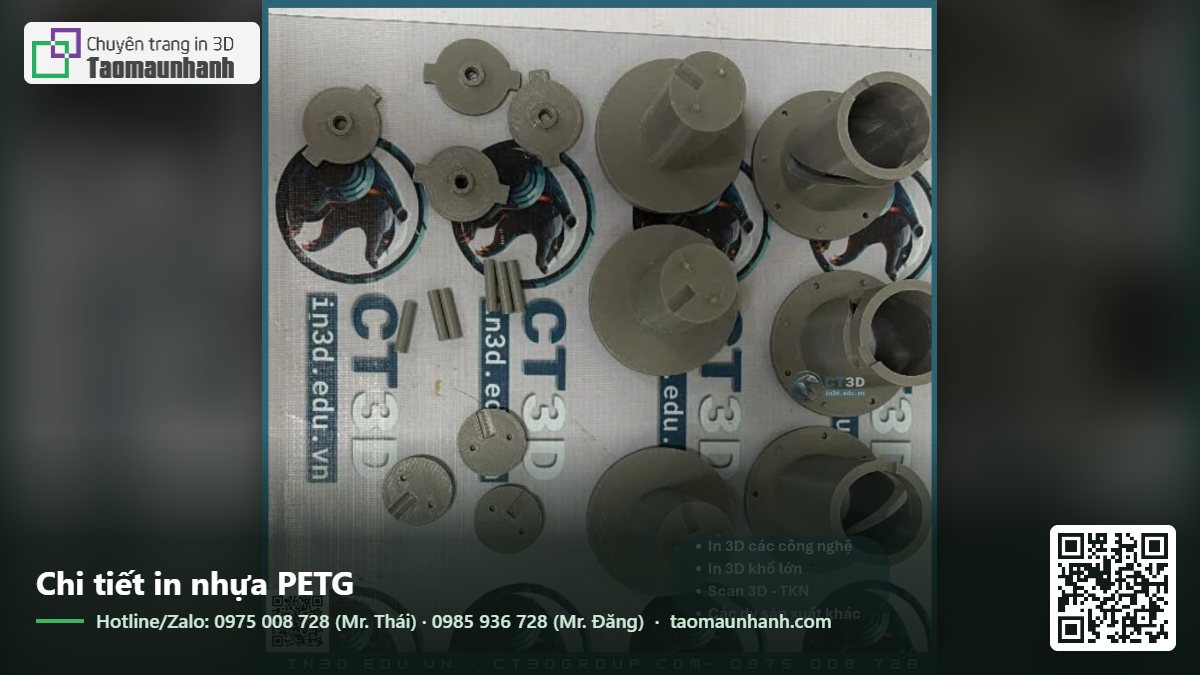 Chi tiết in nhựa PETG