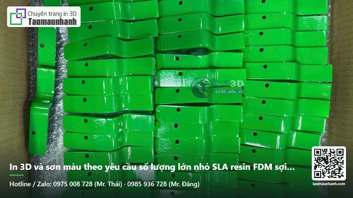 In 3D và sơn màu theo yêu cầu số lượng lớn nhỏ SLA resin FDM sợi SLS SLM kim loại - Tạo Mẫu Nhanh