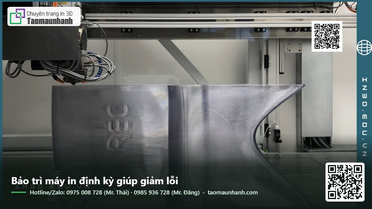 Bảo trì máy in định kỳ giúp giảm lỗi