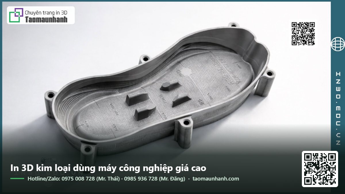 In 3D kim loại dùng máy công nghiệp giá cao