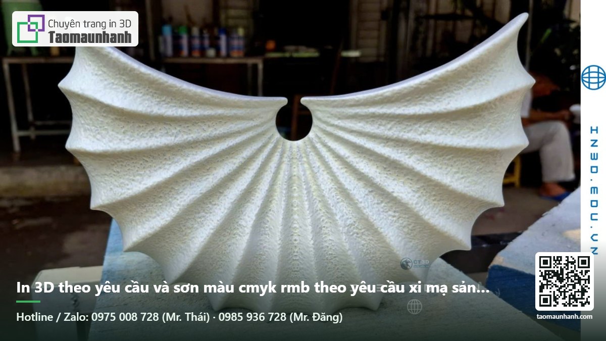 In 3D theo yêu cầu và sơn màu cmyk rmb theo yêu cầu xi mạ sản phẩm 3D bằng nhựa - Tạo Mẫu Nhanh