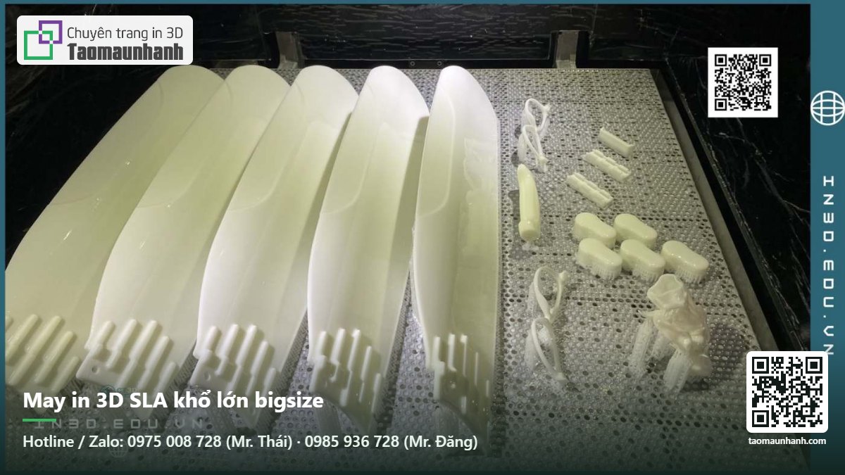May in 3D SLA khổ lớn bigsize - Tạo Mẫu Nhanh