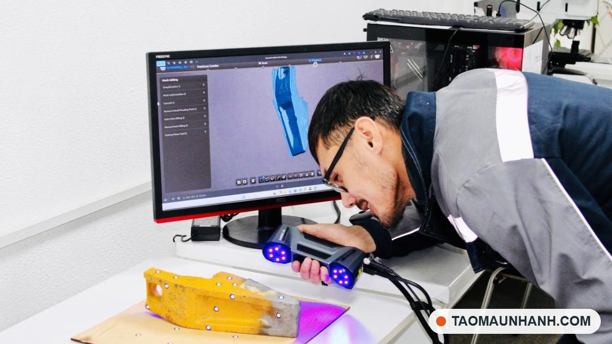 Sử dụng máy quét 3D để đo kiểm