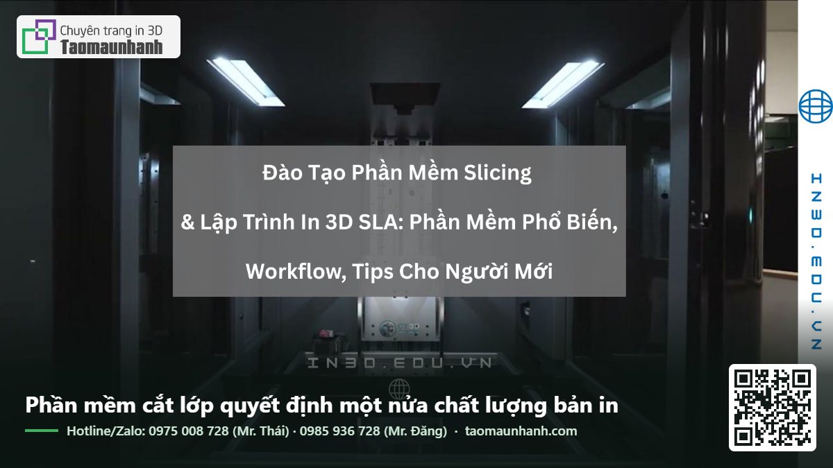 Phần mềm cắt lớp quyết định một nửa chất lượng bản in